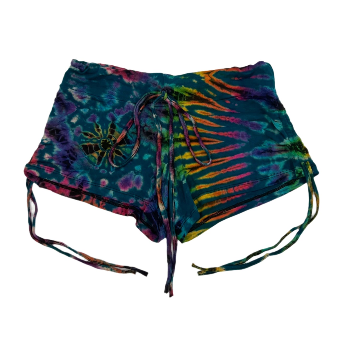 Tie Dyed Drawstring Shorts