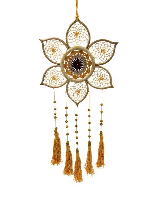Yellow Lotus Dream Catcher
