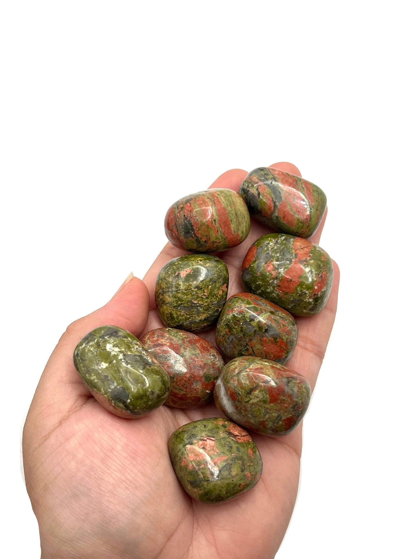 Unakite Tumbled Nuggets