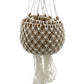 Banana Leaf White Hanging Plant Basket Sets