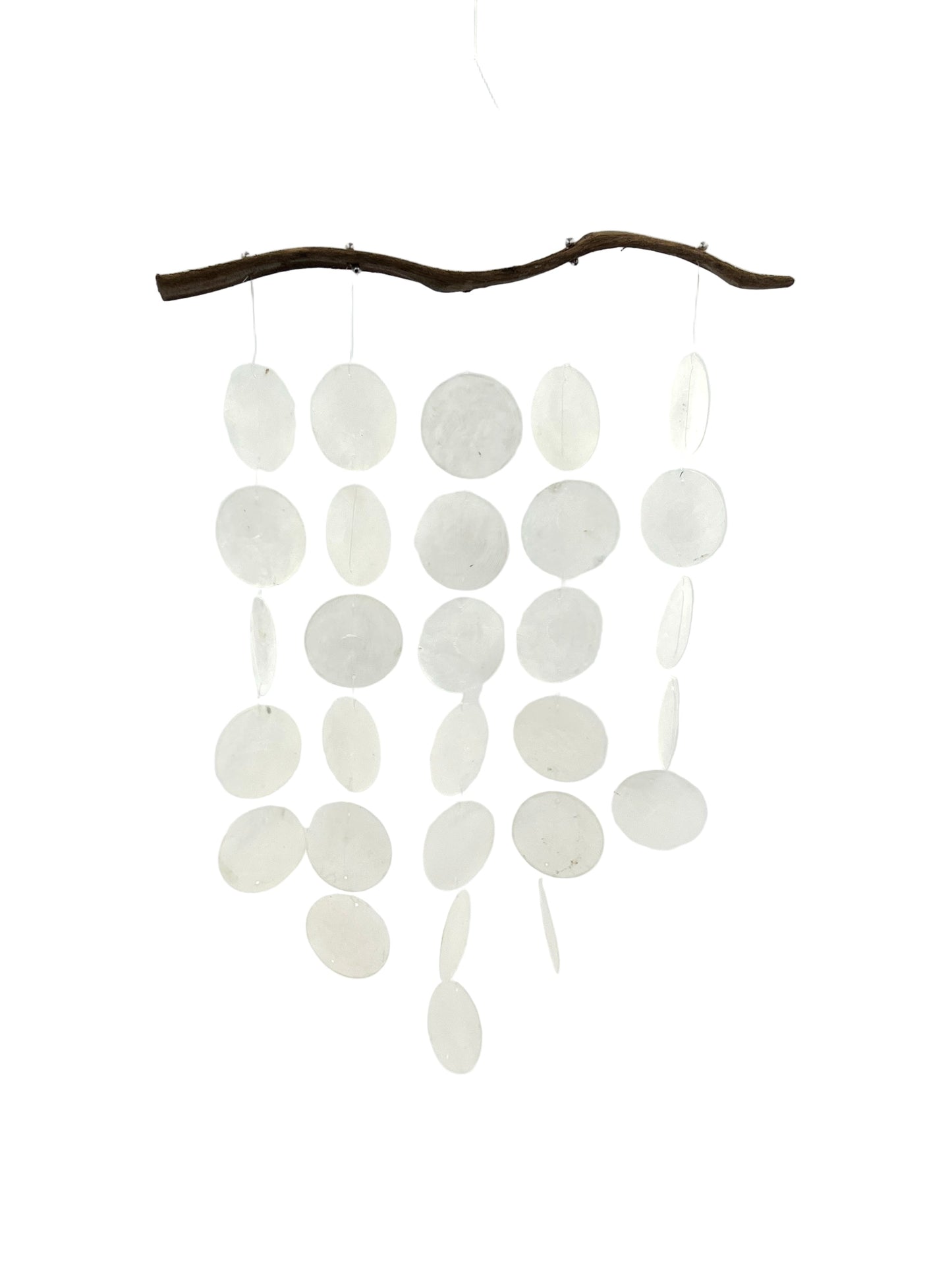 Driftwood & Capiz Shell Wind Chime