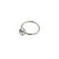 Teardrop Blue Topaz Ring