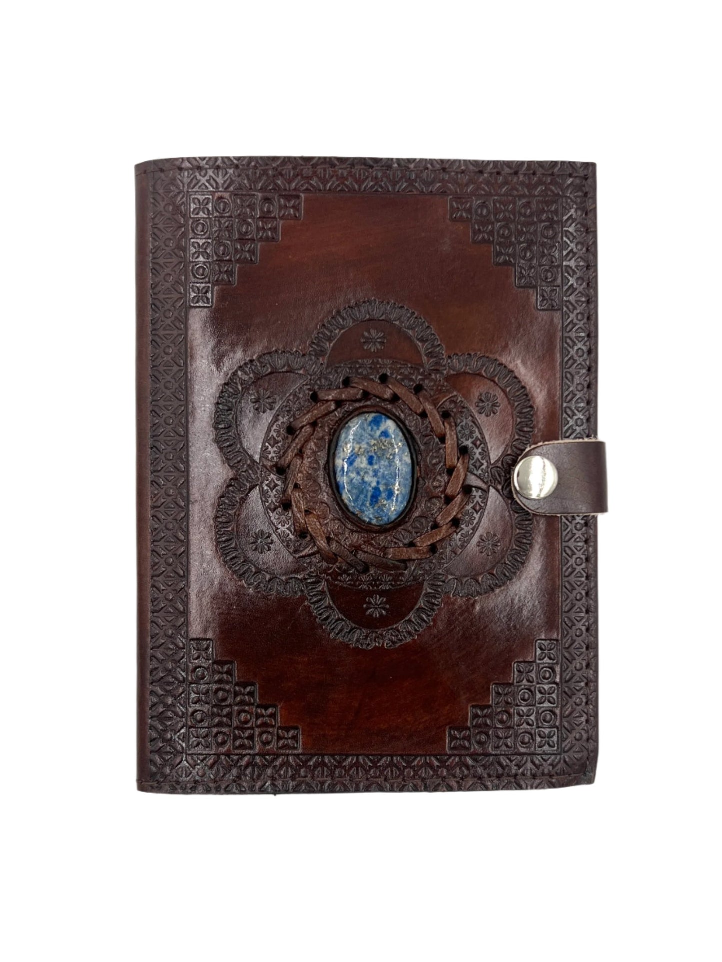 Camel Leather Gemstone Journals