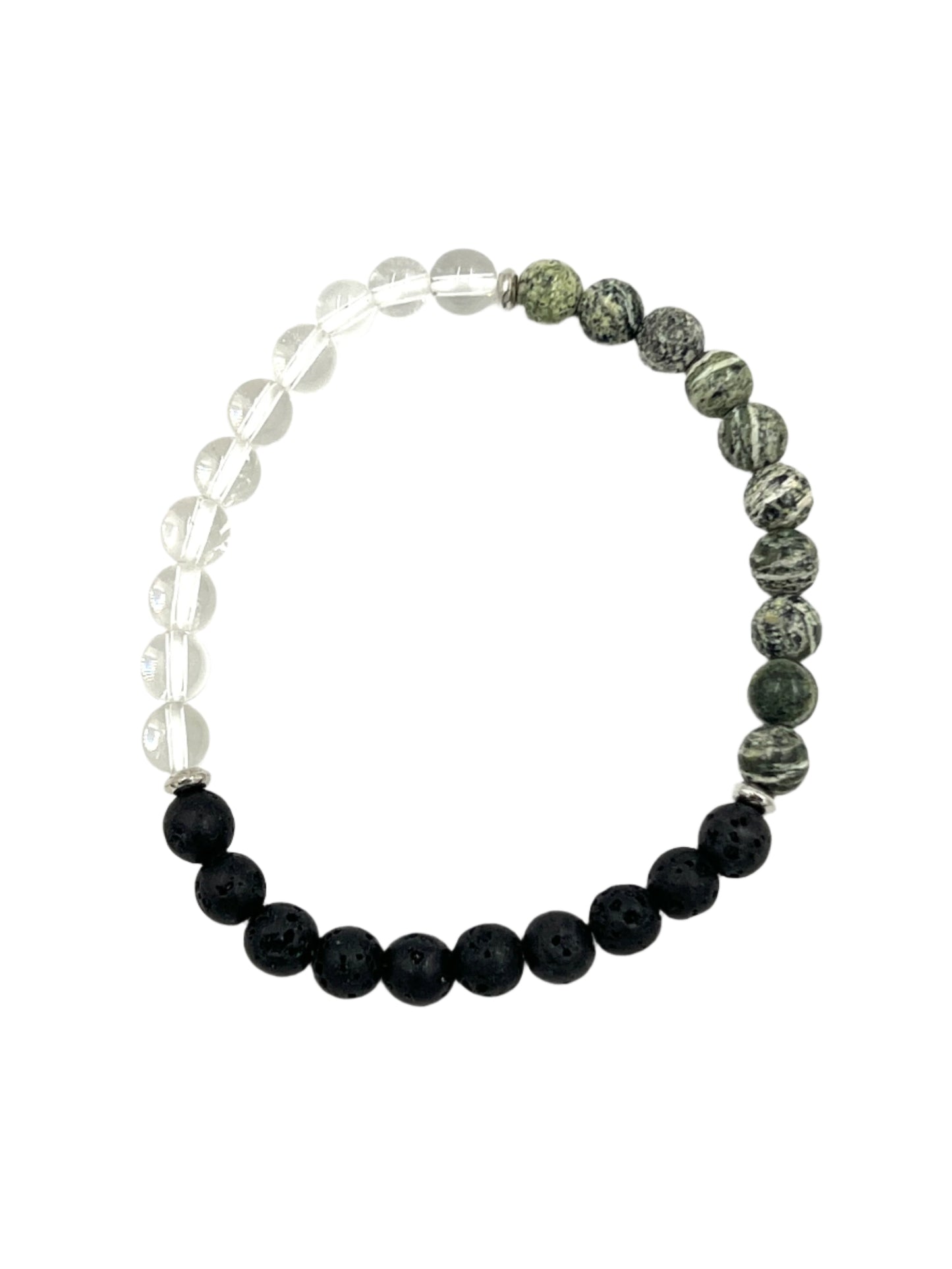 Green Zebra Jasper Stretchy Bracelets