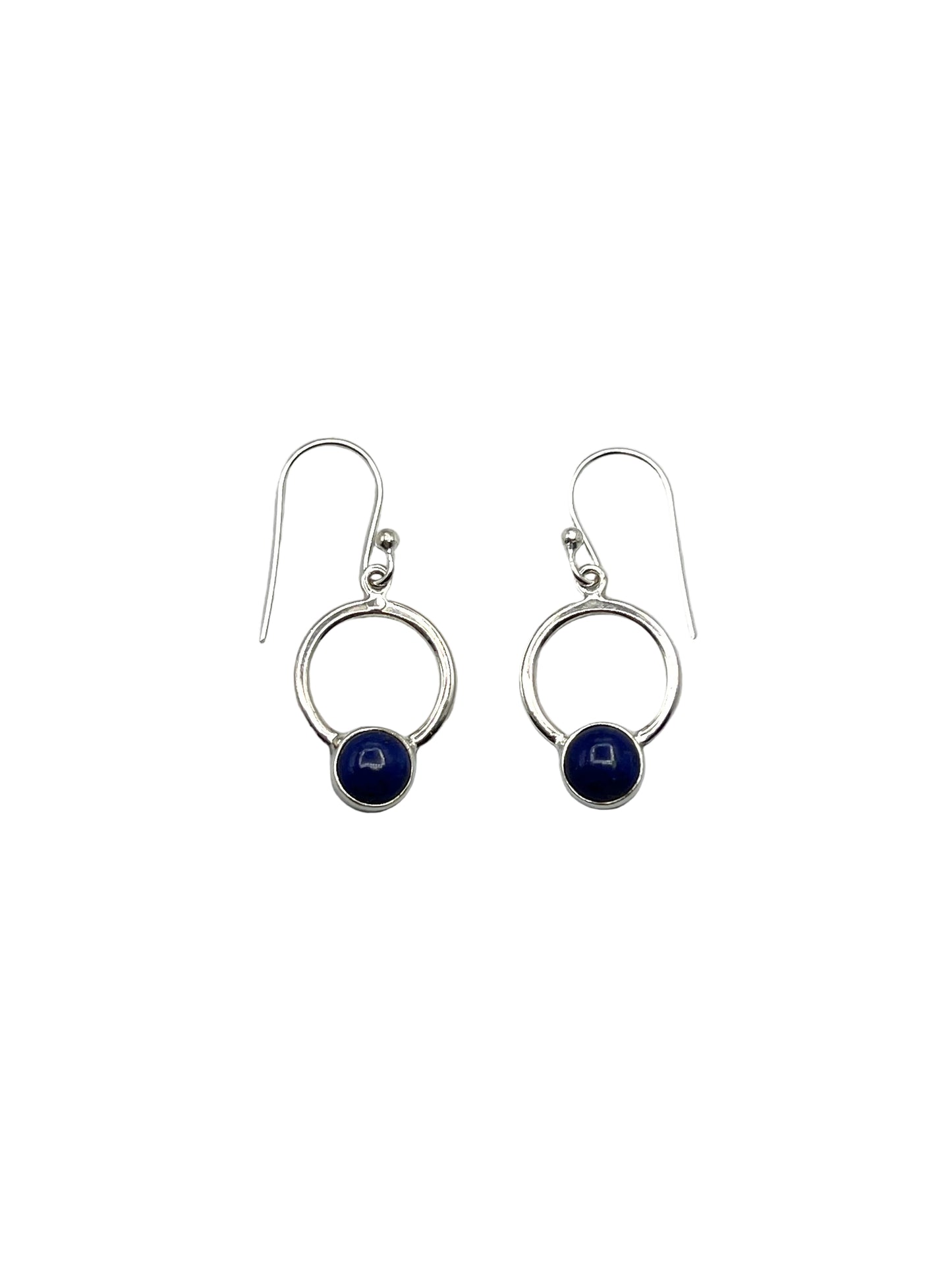 Cicle Gemstone Earrings