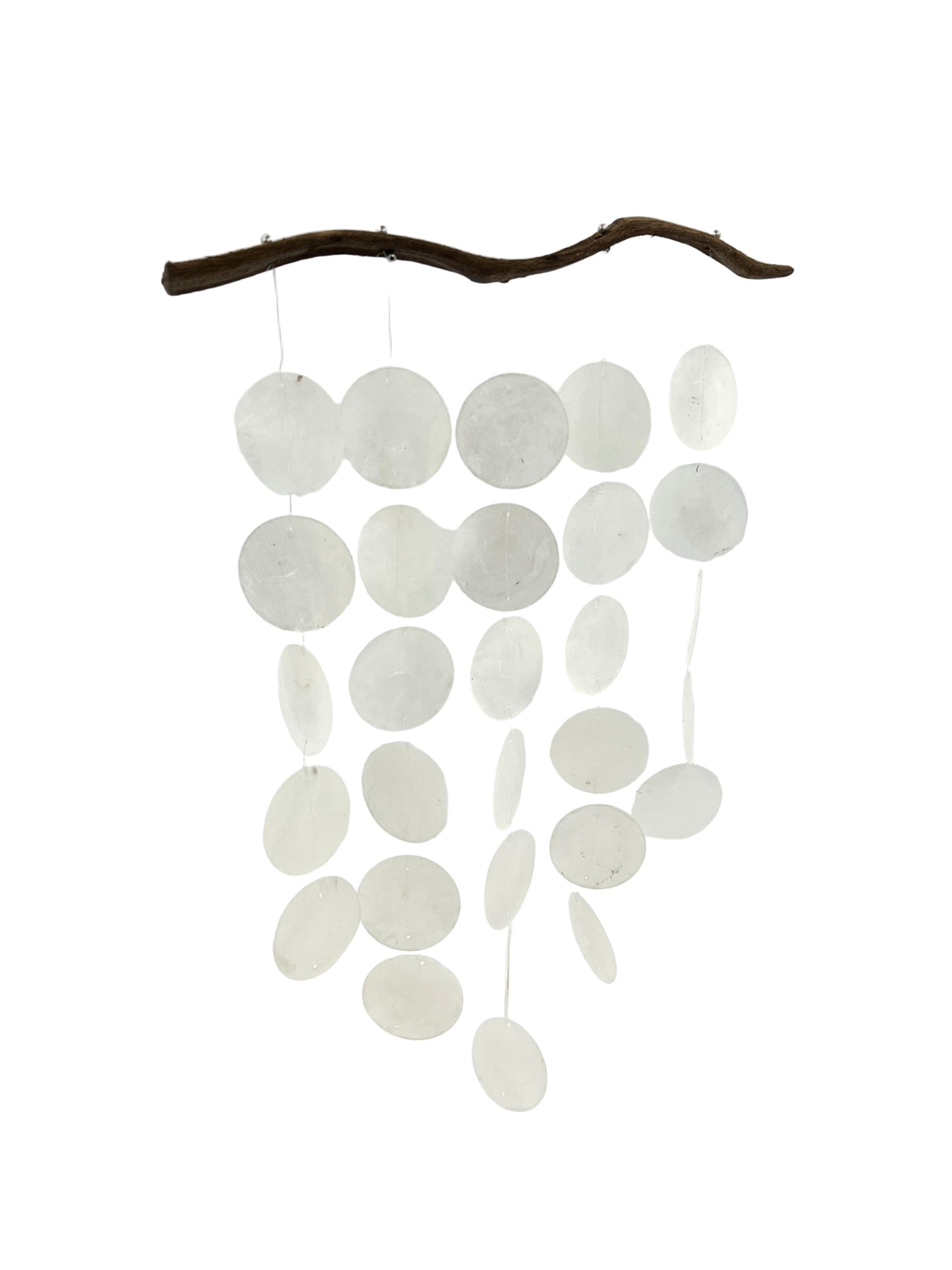 Driftwood & Capiz Shell Wind Chime