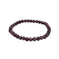 Faceted Ruby Stretchy Bracelets
