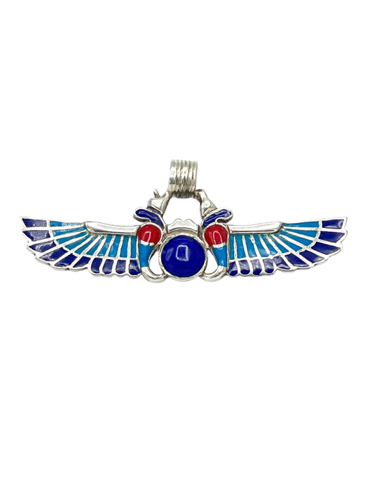 Silver Scarab Pendants