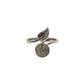 Leaf Labradorite Ring