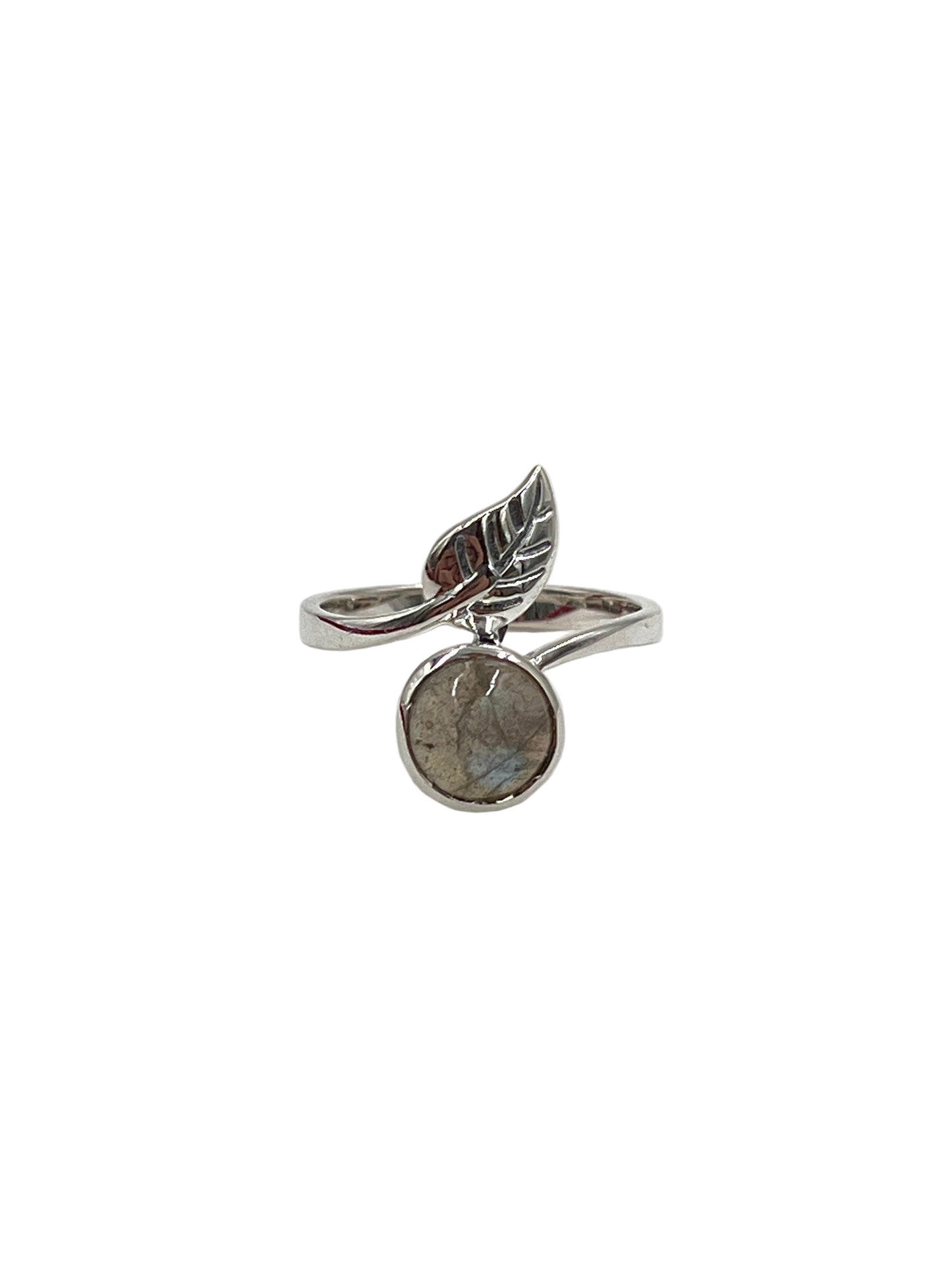 Leaf Labradorite Ring