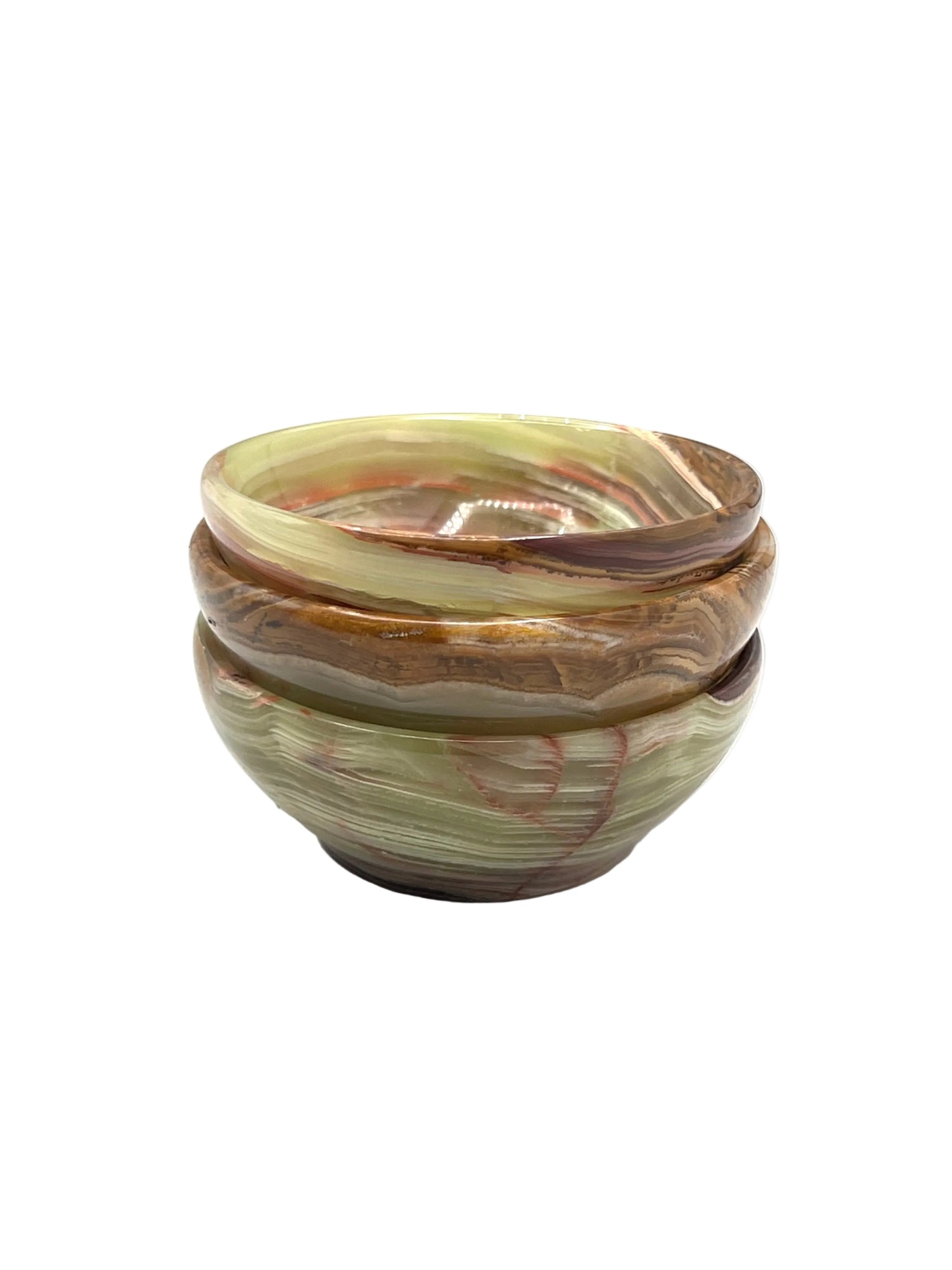 Carved Onyx Offering Bowls