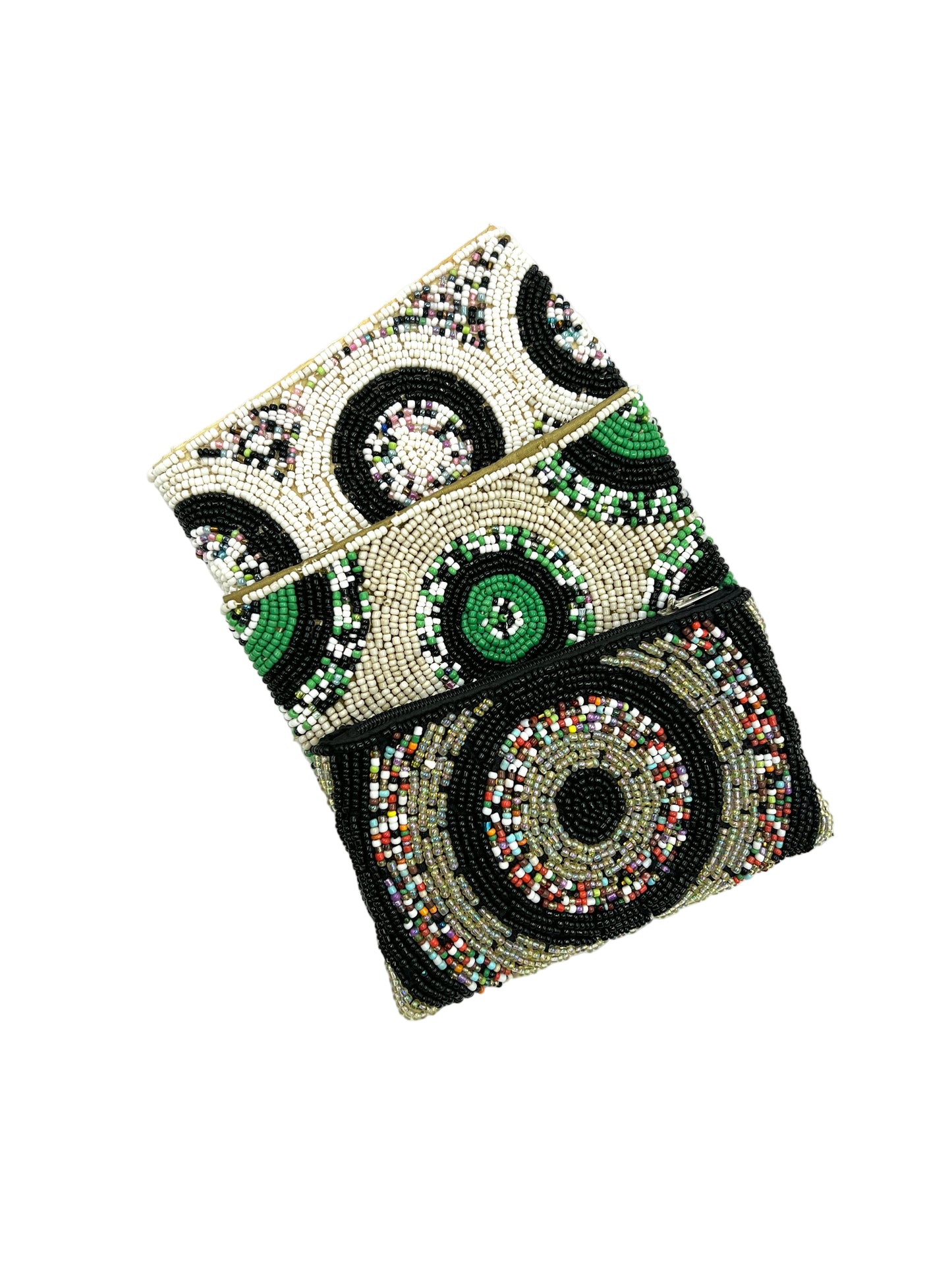 Beaded Circle Coin Purse