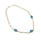 Aquamarine Gold Filled Necklace