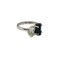 Black Tourmaline & Pakimer Diamond Rings