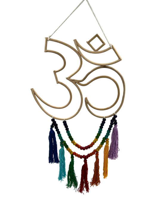 Rainbow Om Goddess Dream Catcher