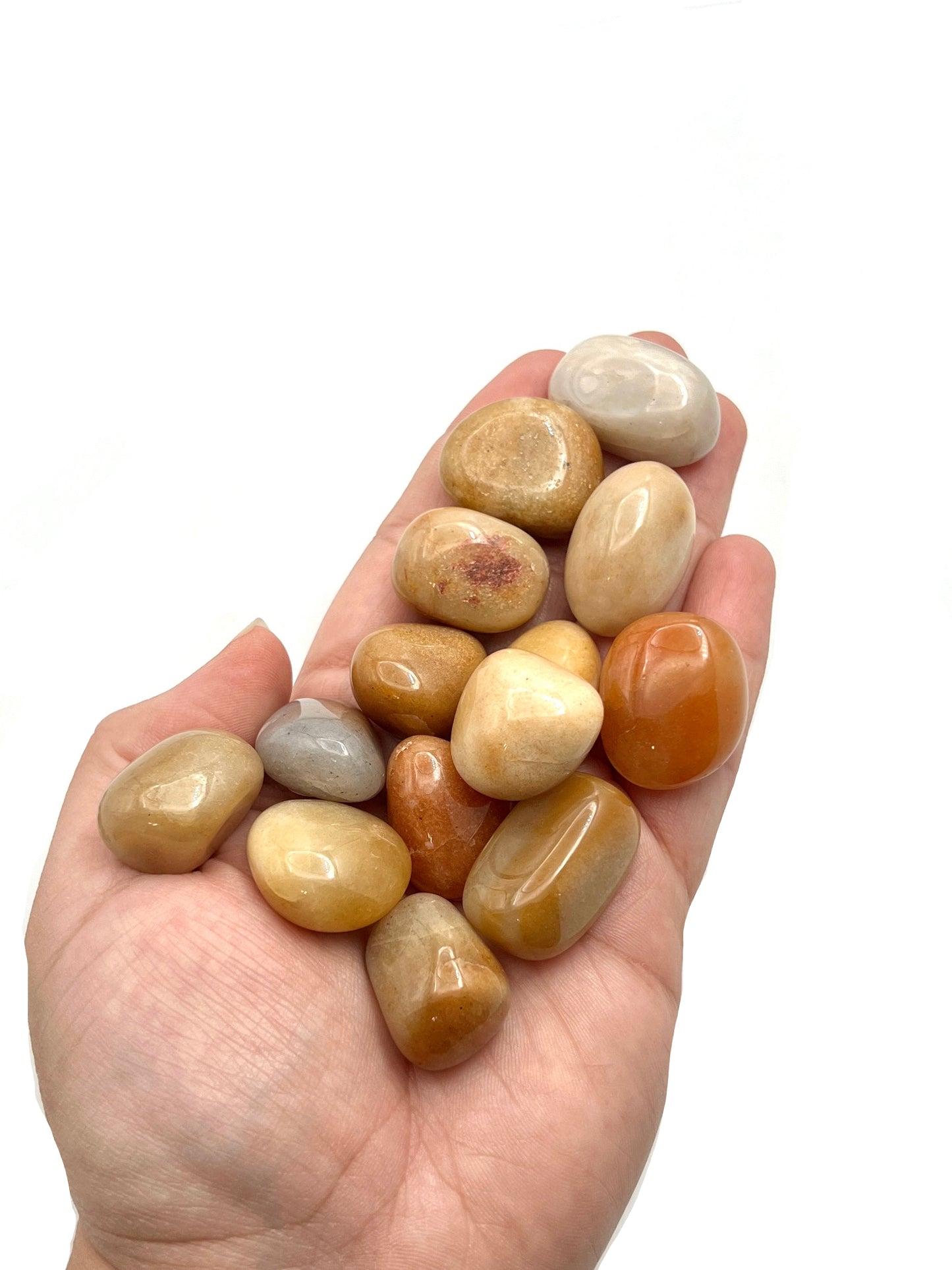 Golden Moonstone Tumbles