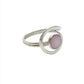 Sterling Silver Shell Laso Ring