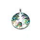 Sterling Silver Bolt Abalone Pendant