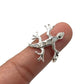 Sterling Silver Shell Lizard Ring
