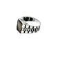 Silver Zultanite Banded Ring