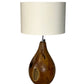 Teak Drop Table Lamp