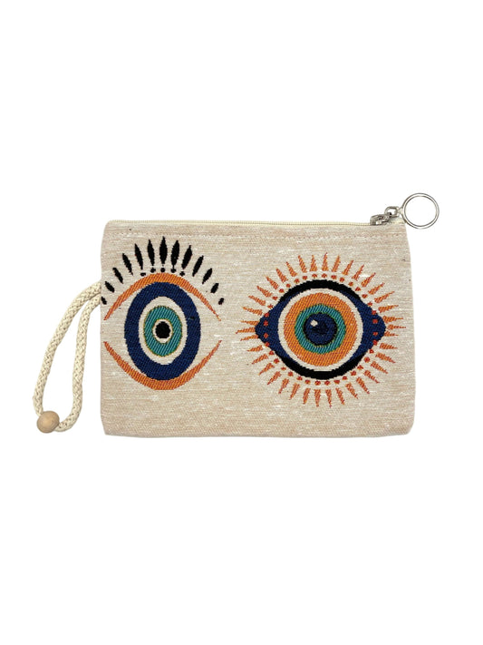 Evil Eye Turkish Gobelin Clutch