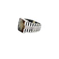 Silver Zultanite Rectangle Ring