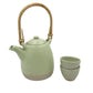 Ceramic Speckled Tea Pot Set