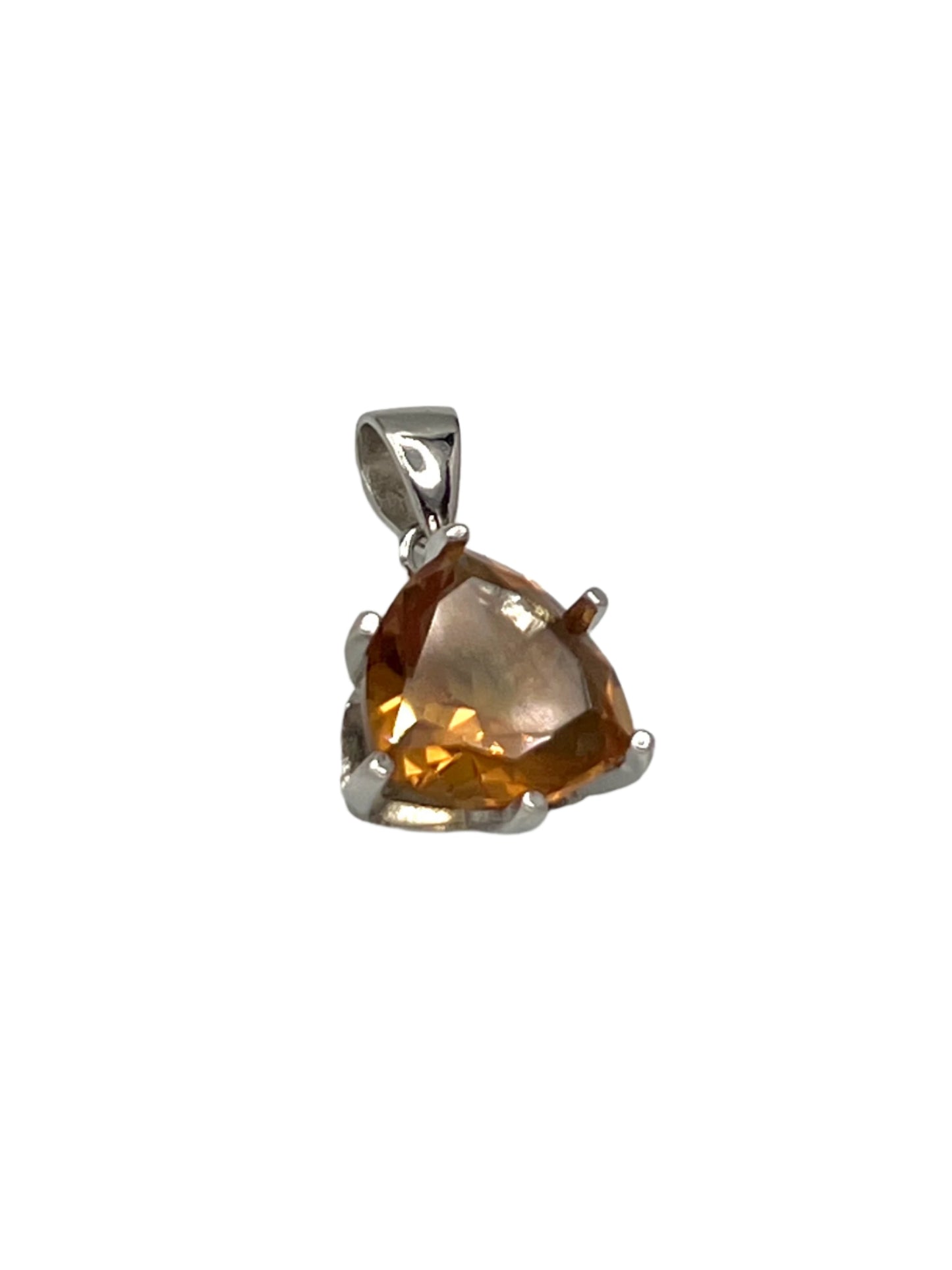 Silver Zultanite Trillion Pendant