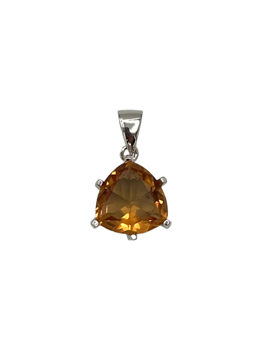 Silver Zultanite Trillion Pendant