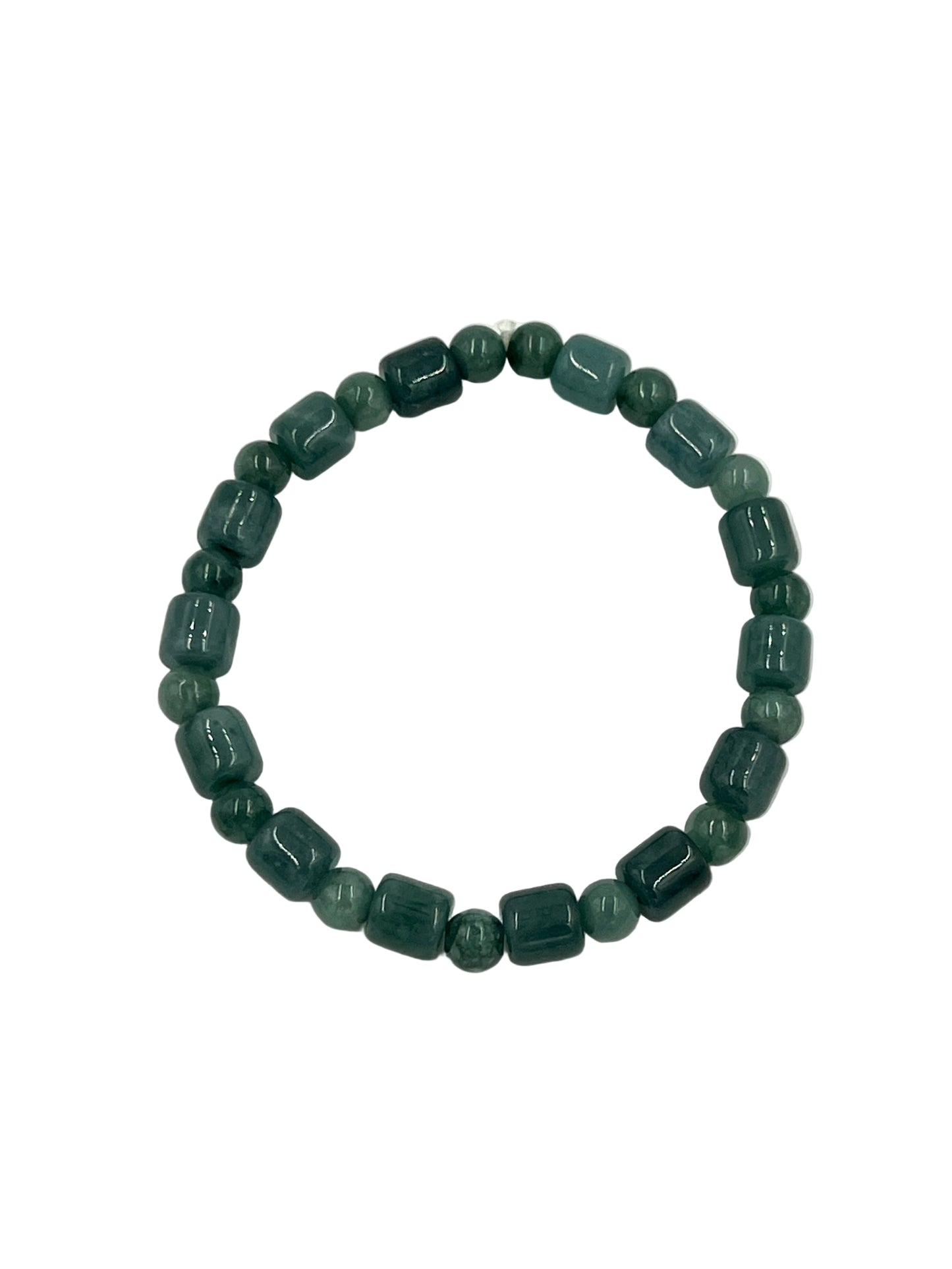 Jade Tube Beaded Bracelets