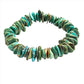Natural Turquoise Chip Bracelet