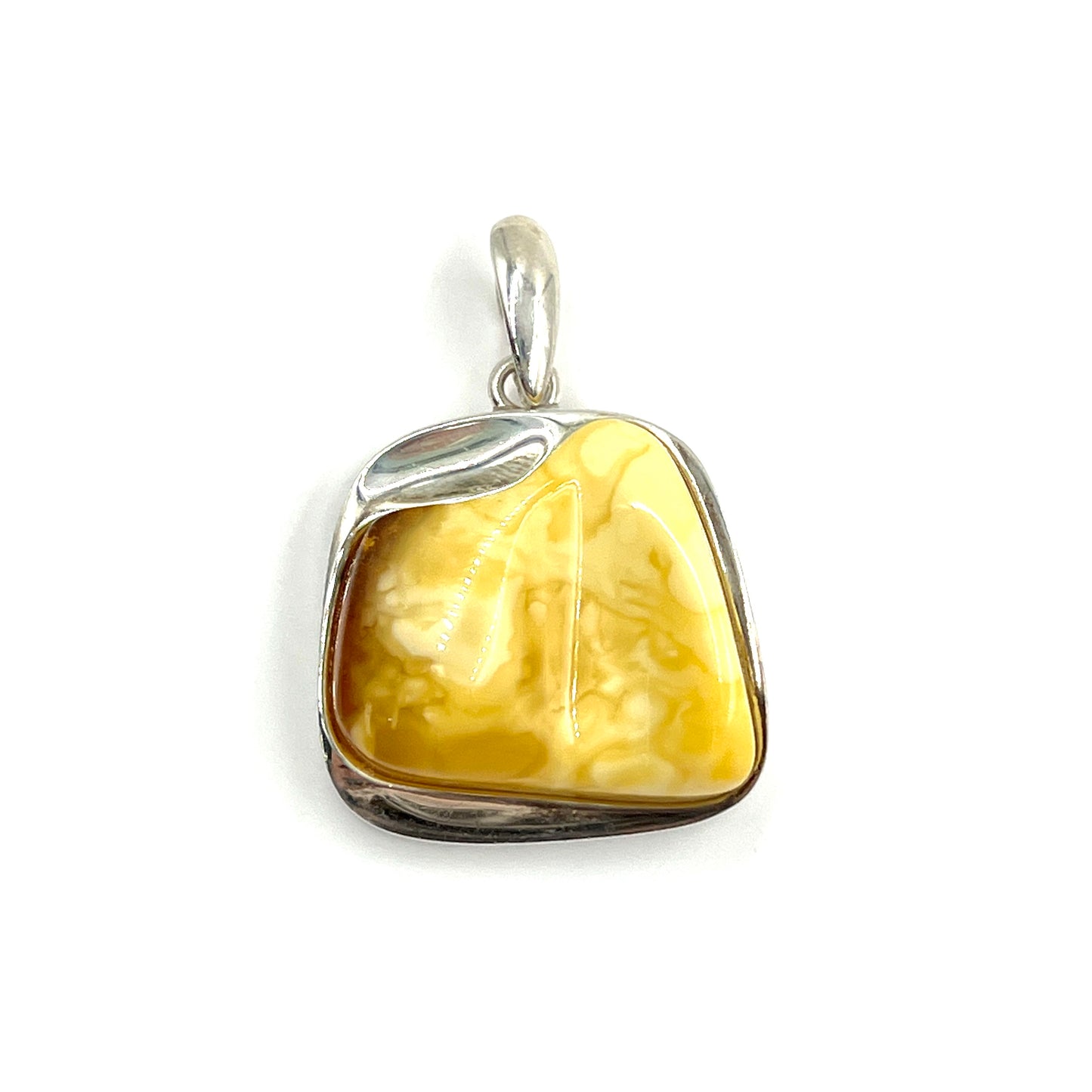 Butterscotch Amber Freeform Pendants