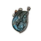 Labradorite Moonface Pendant