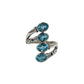 Multi Sky Blue Topaz Wrap Ring
