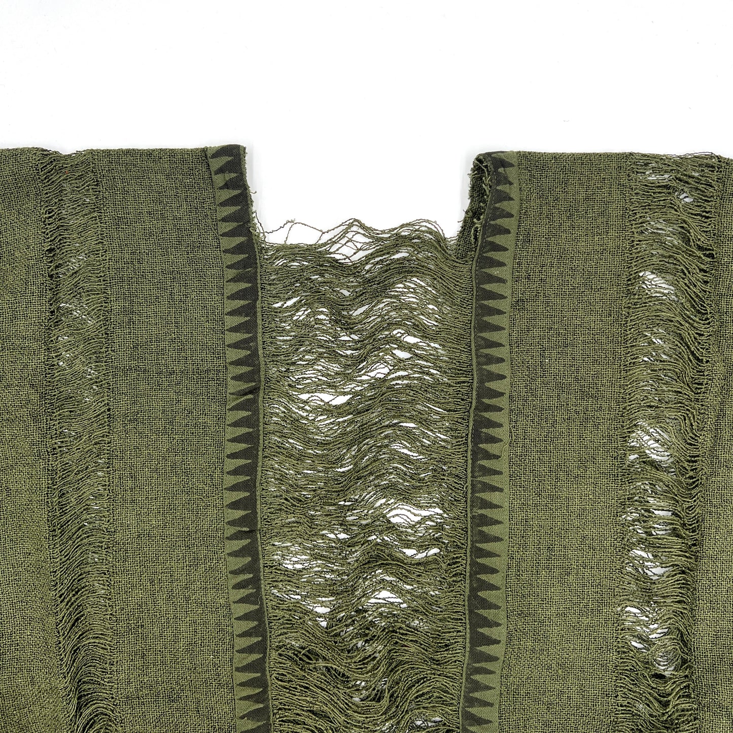 Desert Rose Woven Block Print Poncho