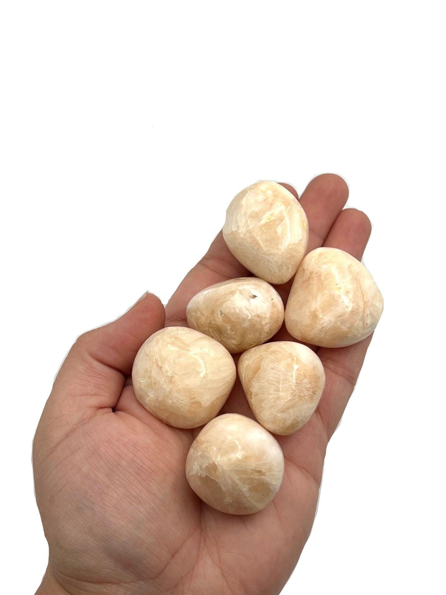 Peach Stilbite Tumbles