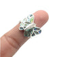 Sterling Silver Shell Butterfly Rings