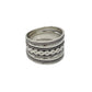 Sterling Silver Flat Braided Ring