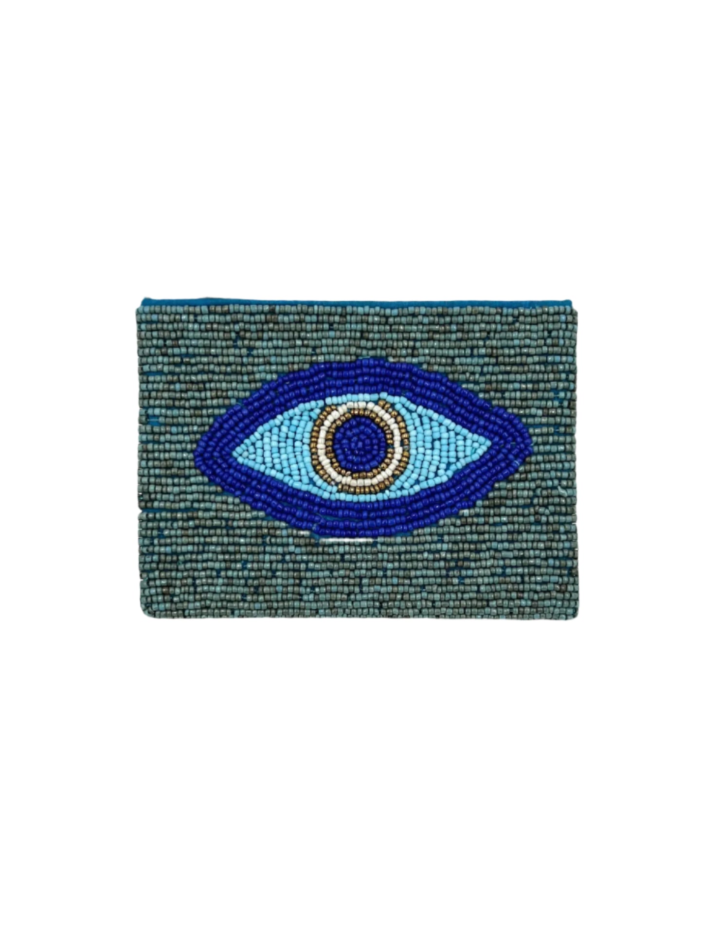 Beaded Evil Eye Coin Purse