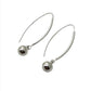 Sterling Silver Hook Ball Earrings