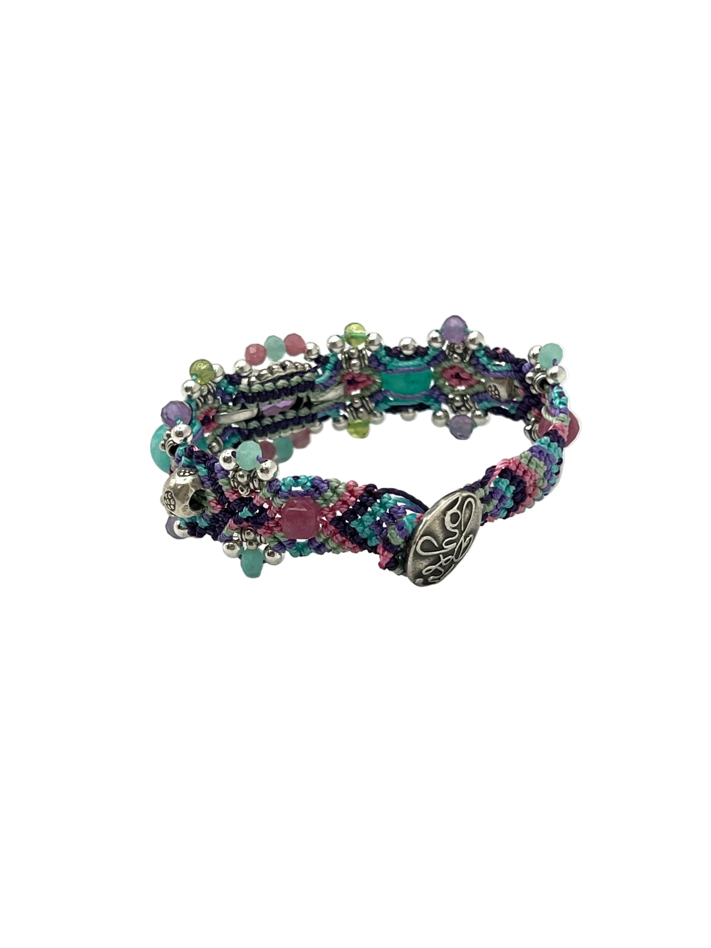 Macrame Amethyst Bracelet