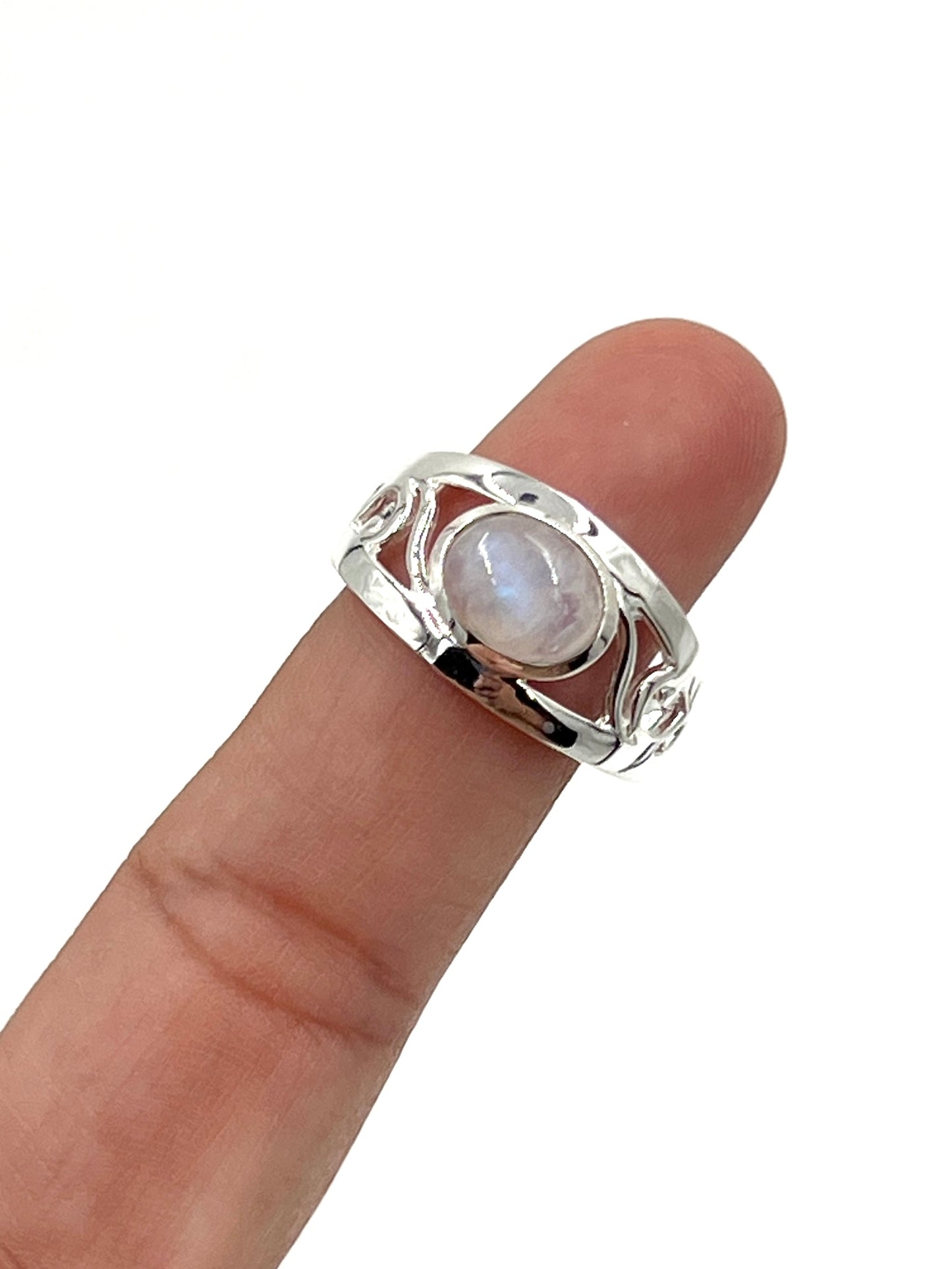 Oval Moonstone Ring