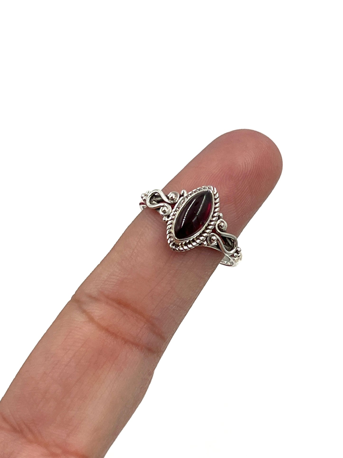Garnet Marquise Ring