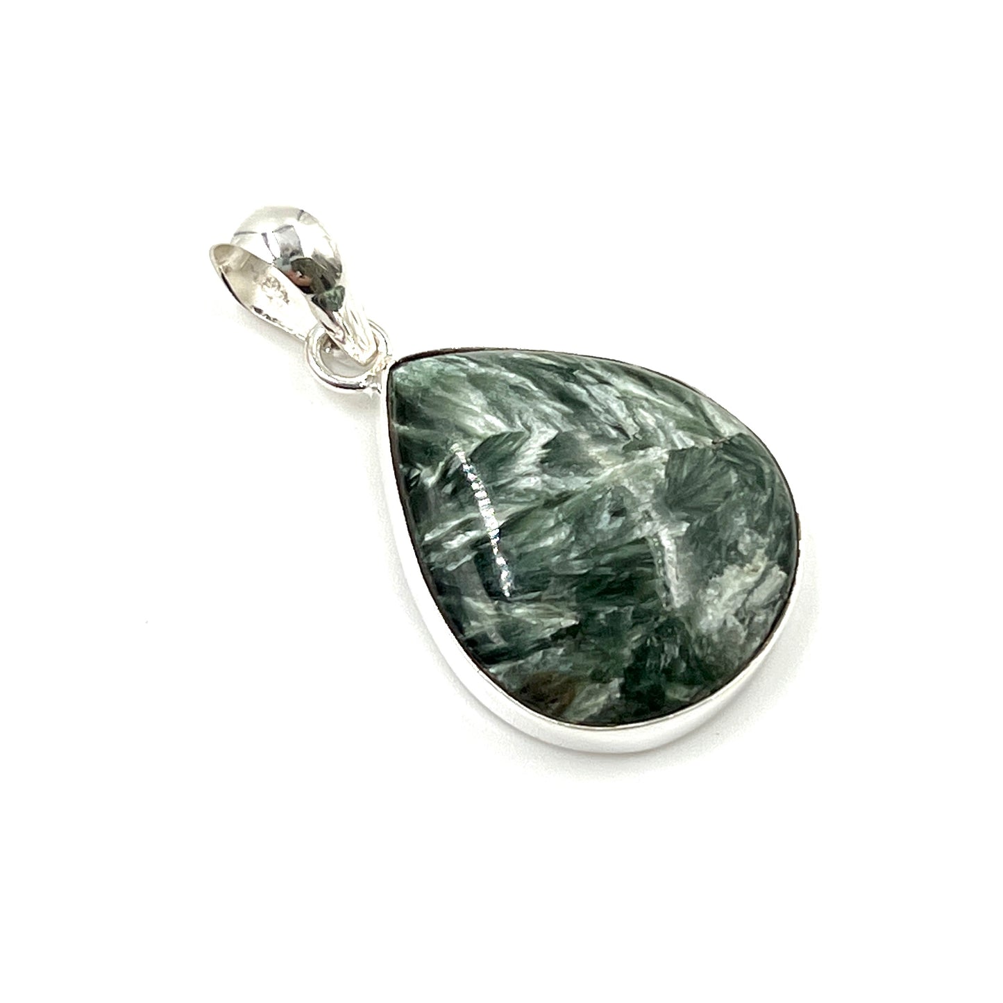 Sterling Silver Seraphinite Pendants