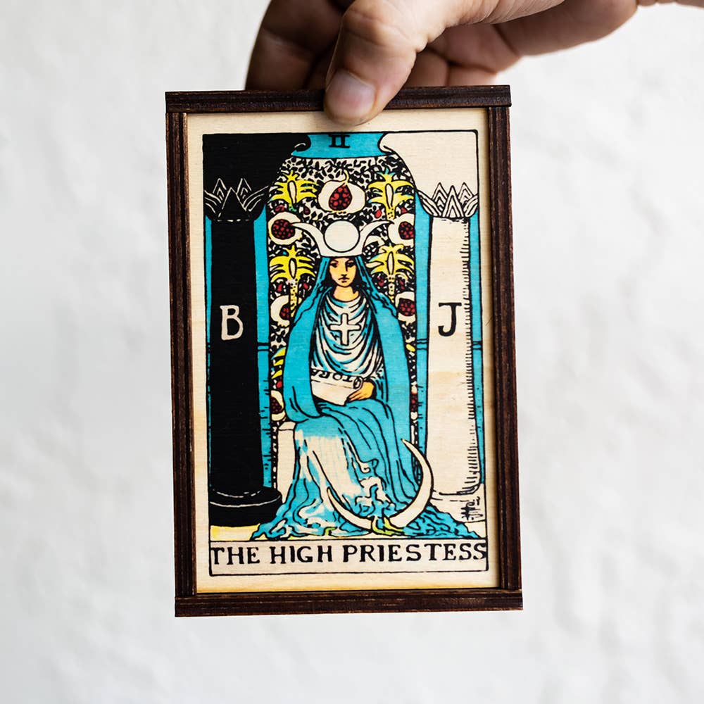 Tarot - 2 - The High Priestess Full Color Stash Box