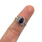 Teardrop Amethyst Ring