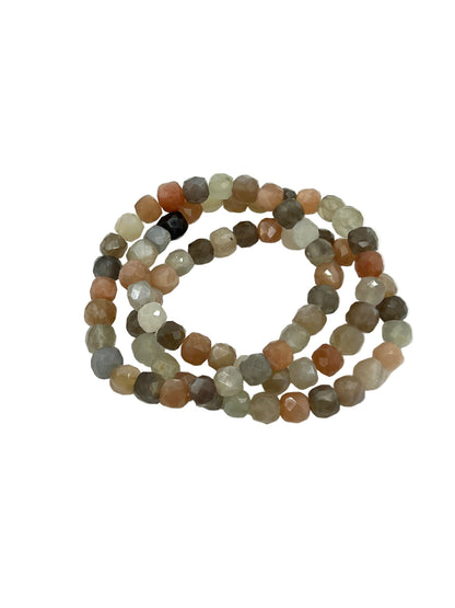 Cats Eye Moonstone Beaded Bracelet