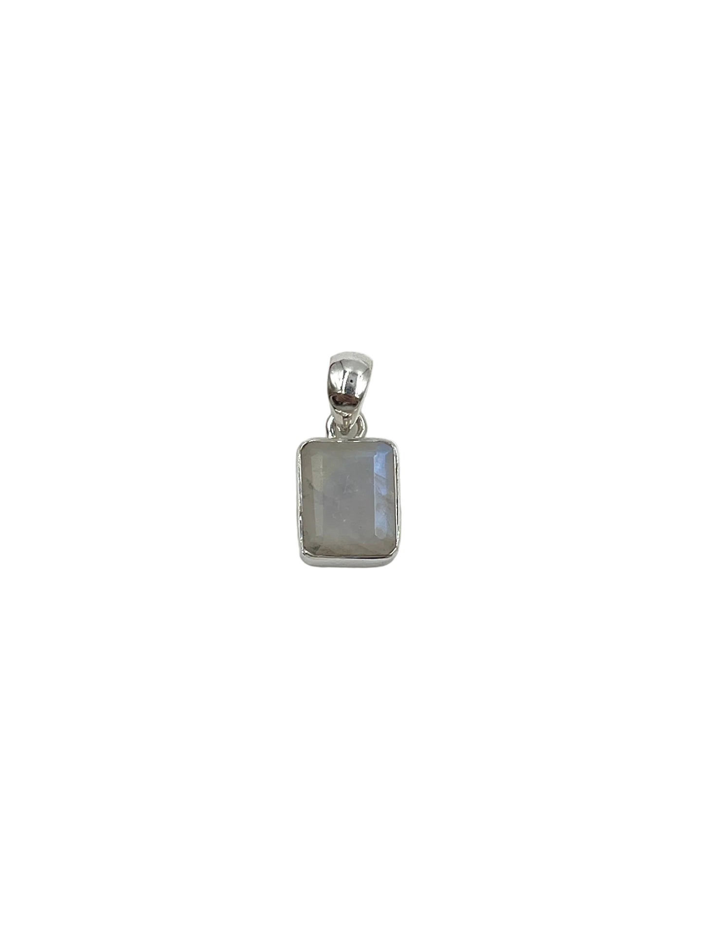 Faceted Moonstone Pendants
