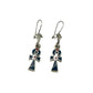 Silver Ankh Earrings